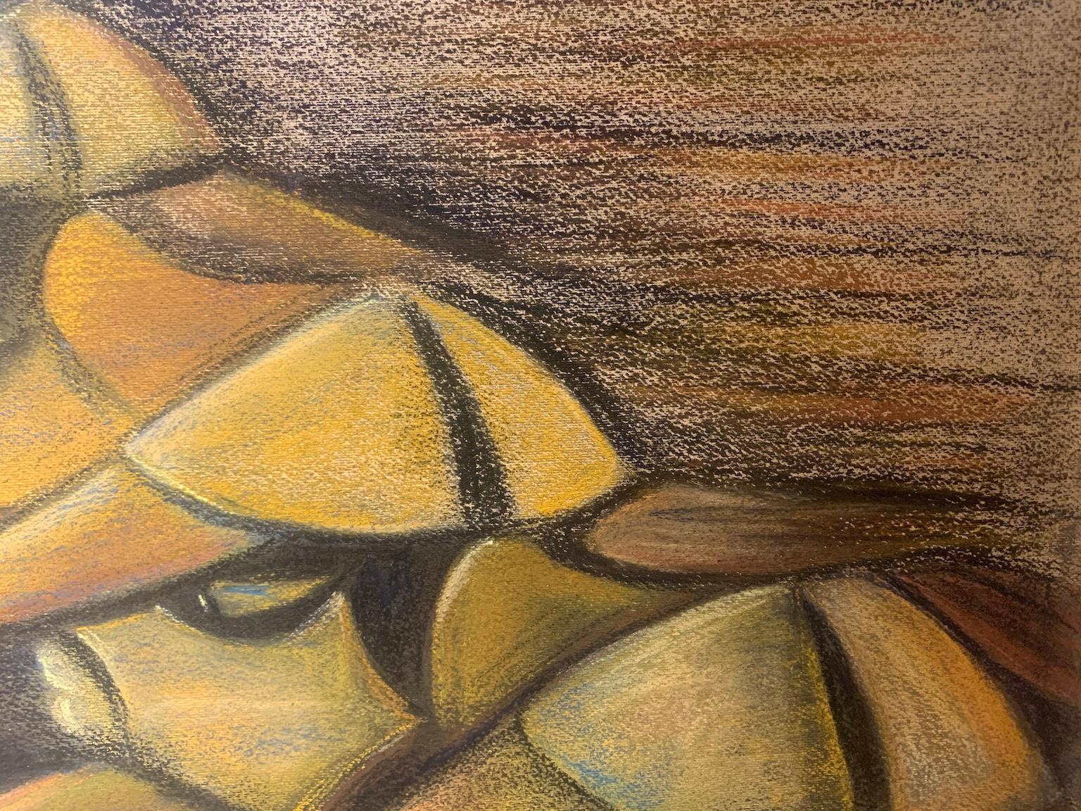20e siècle Dessin figuratif abstrait futuriste romain en vente 1