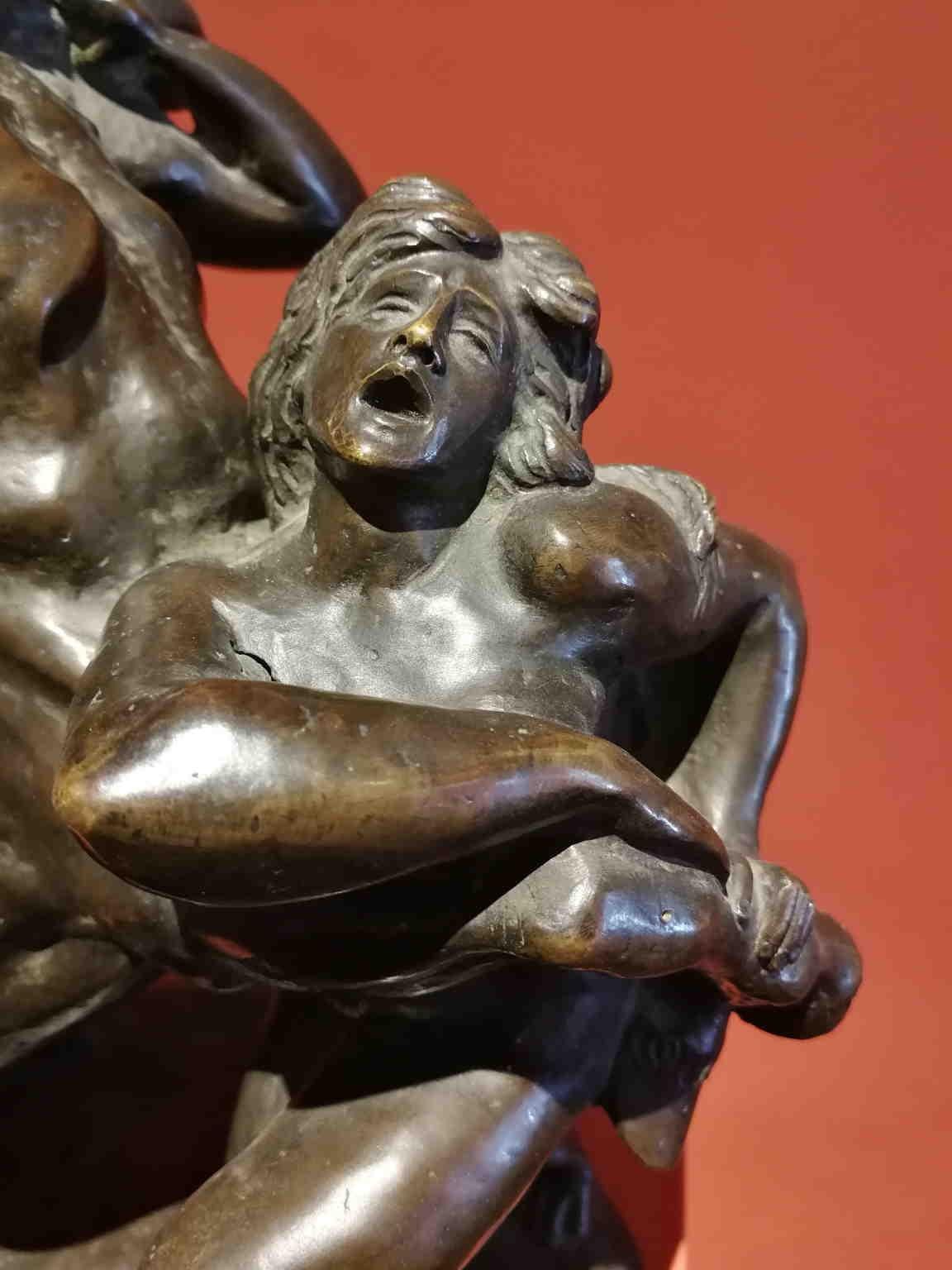 statue en bronze d'Augusto Rivalta représentant Hercule et le centaure Nessus (19e siècle) 2