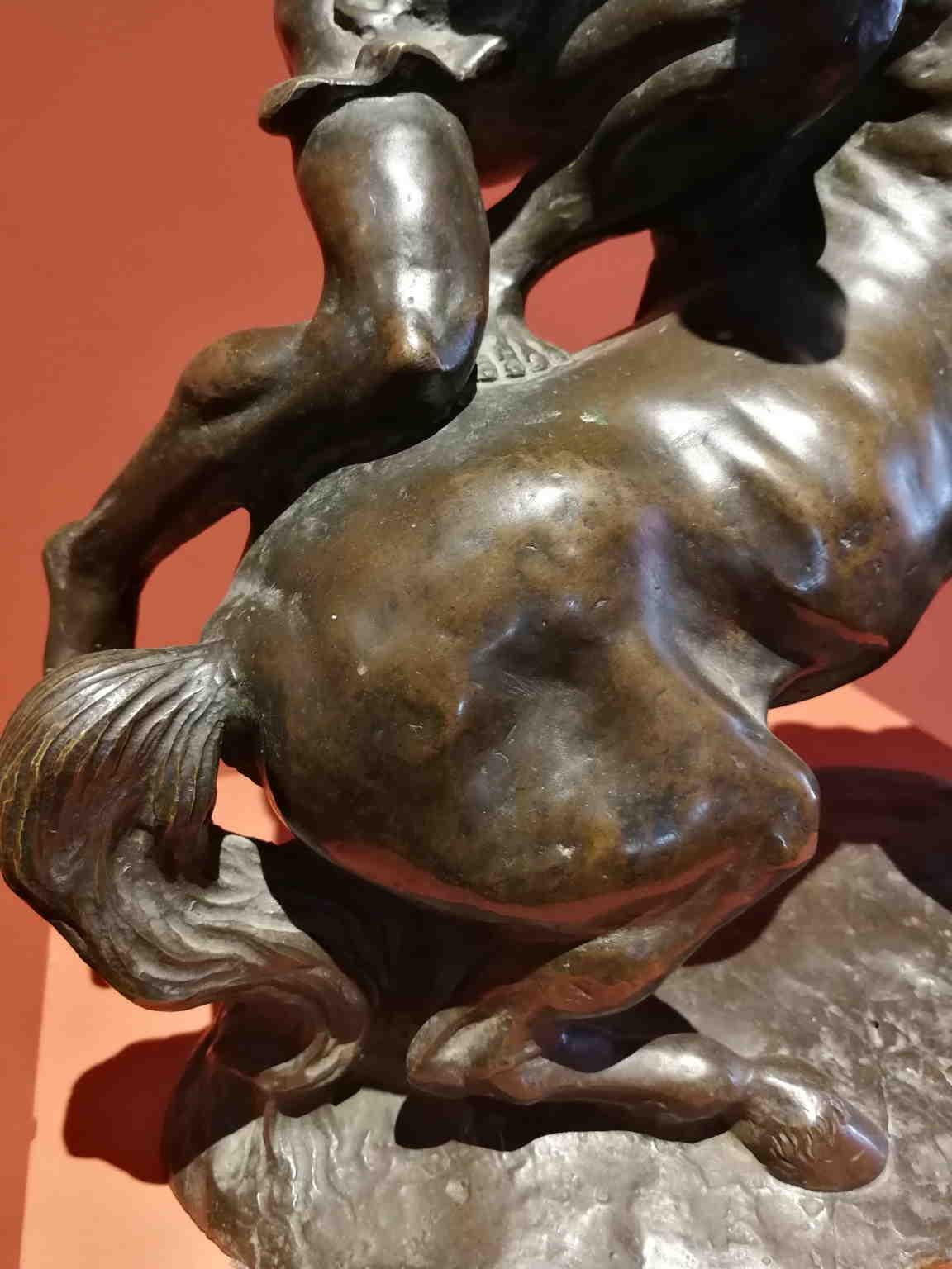Augusto Rivalta Bronze statue Hercules and the centaur Nessus 19 century 2