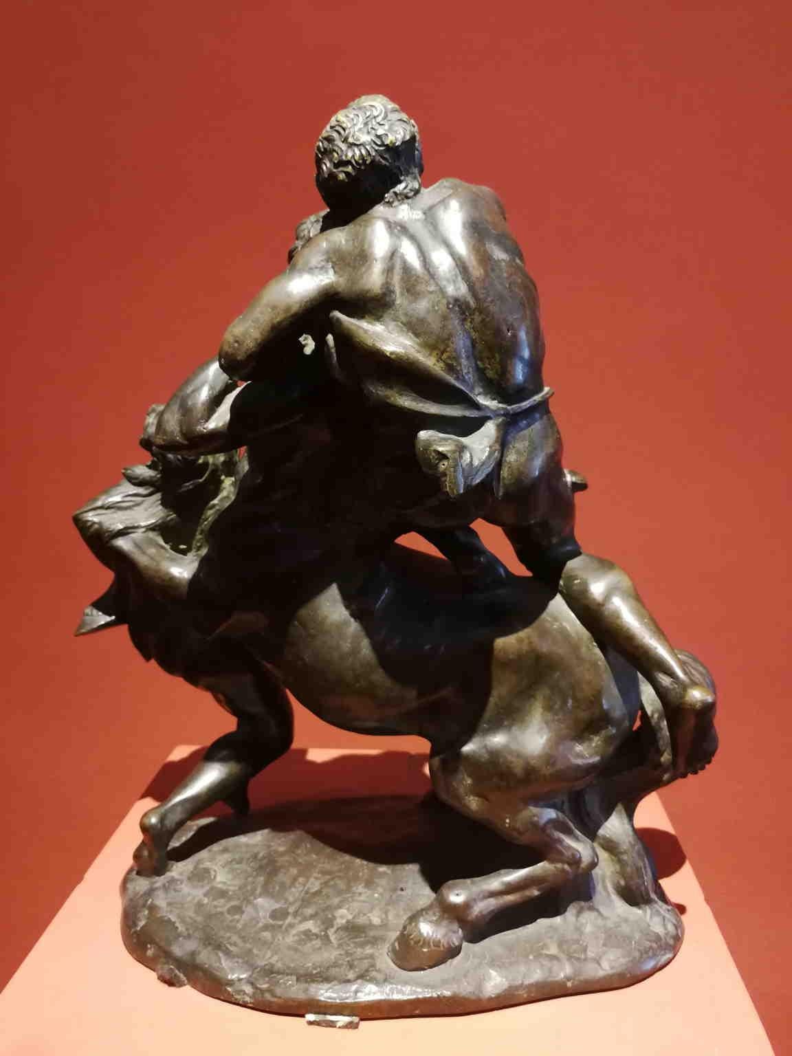 statue en bronze d'Augusto Rivalta représentant Hercule et le centaure Nessus (19e siècle) 6