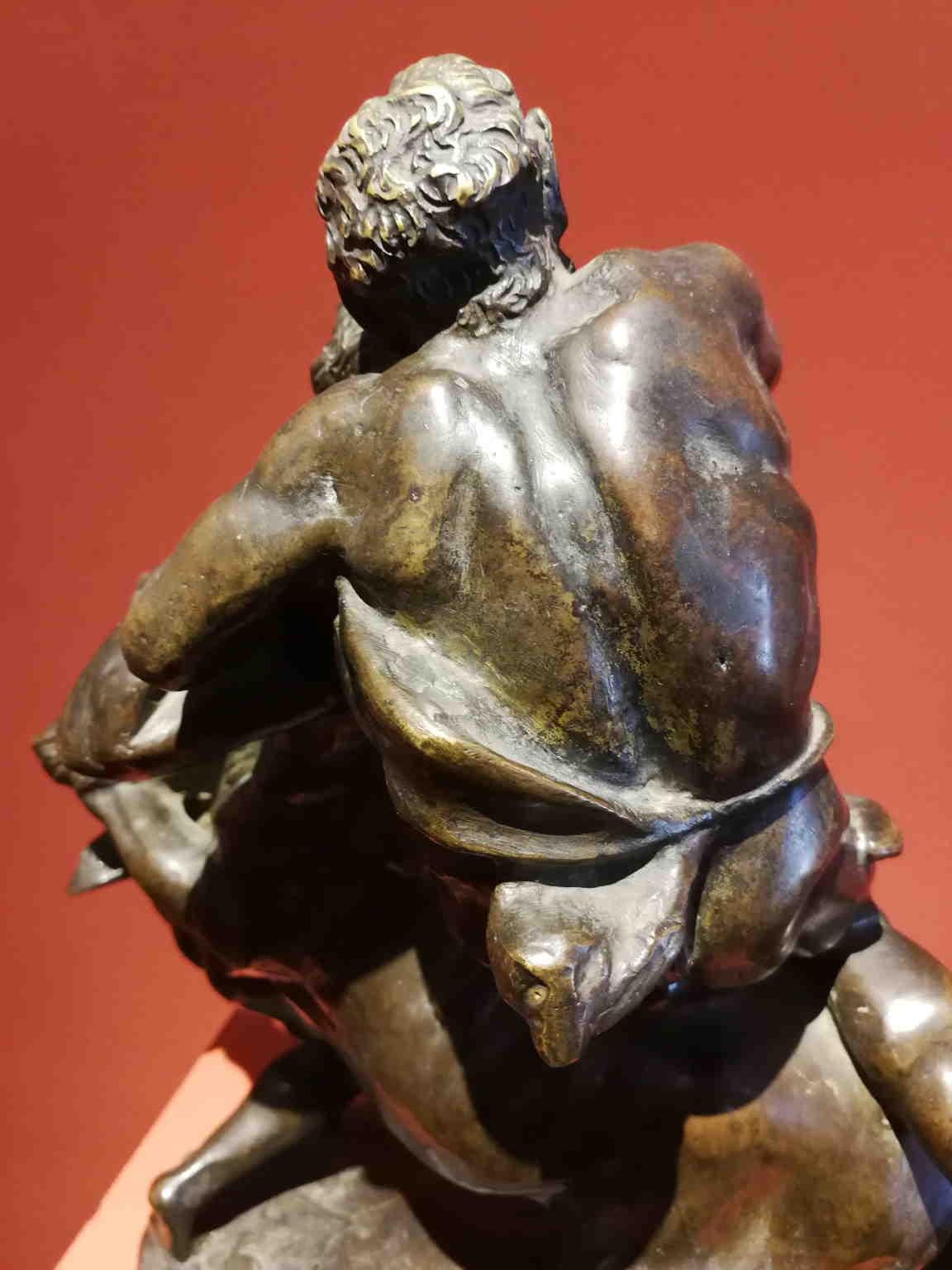statue en bronze d'Augusto Rivalta représentant Hercule et le centaure Nessus (19e siècle) 7