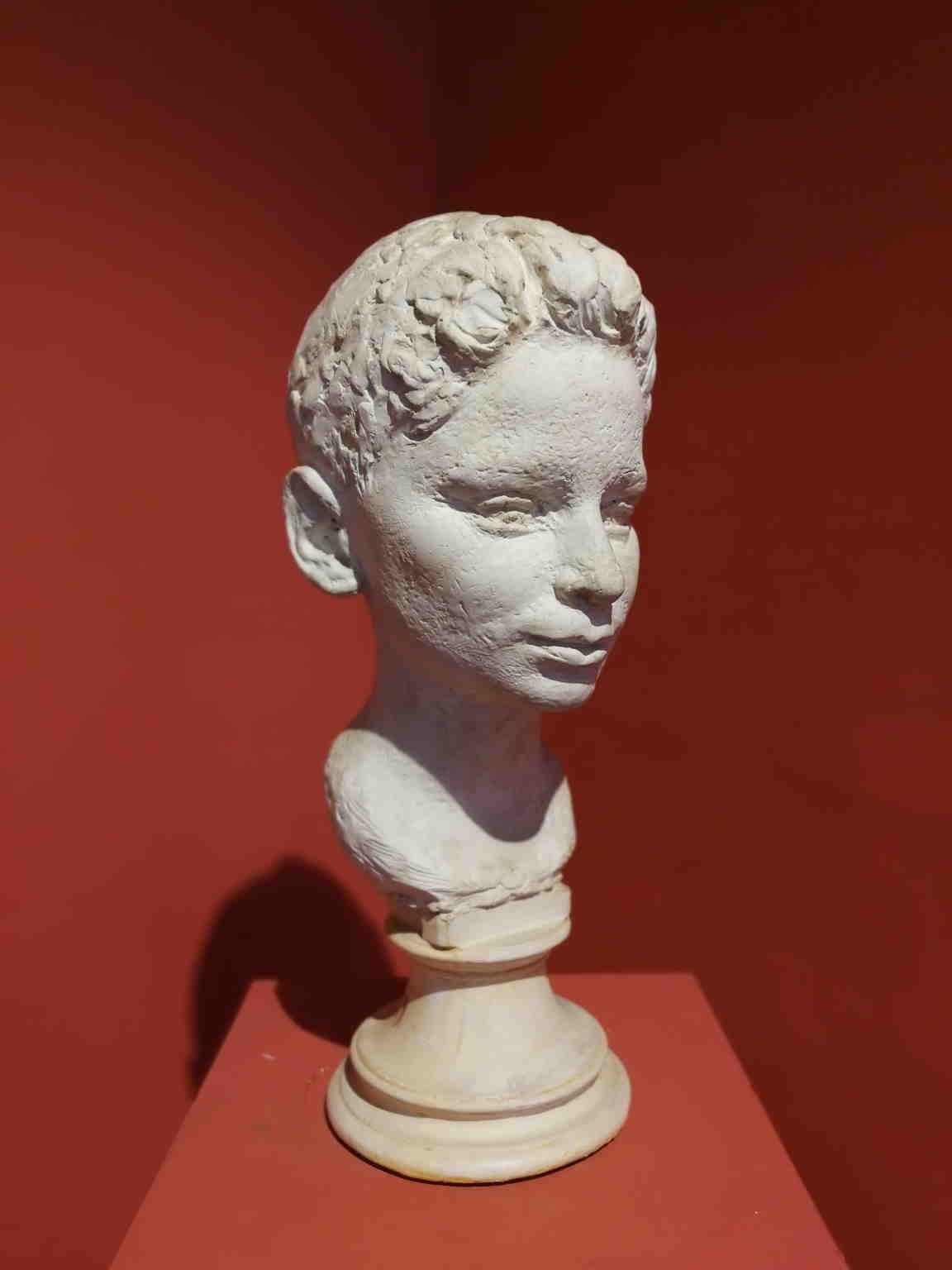 Bruno Innocenti Child Potrait Bust 1959 plaster cast