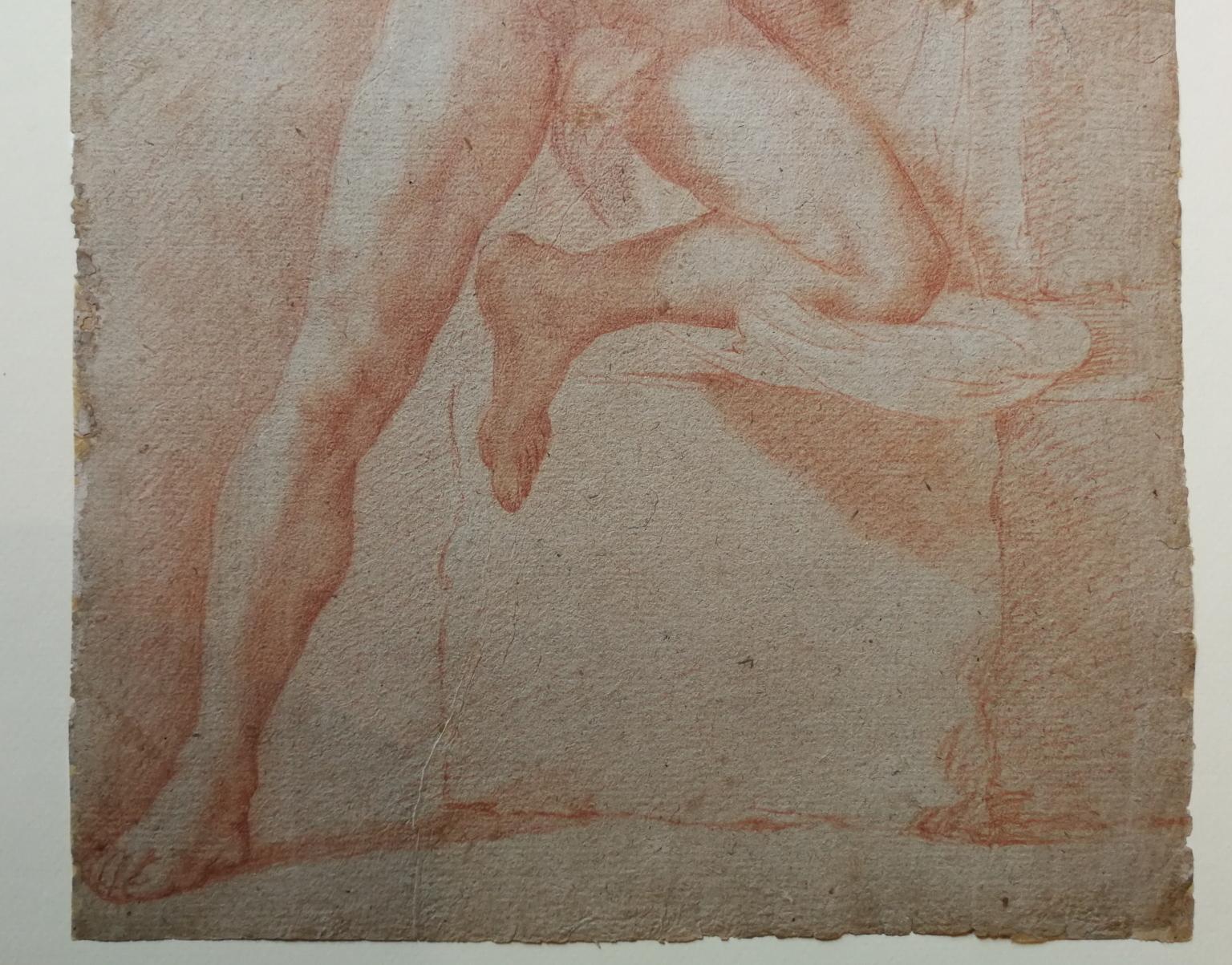 Francesco Furini Sanguine Drawing before 1642  For Sale 4