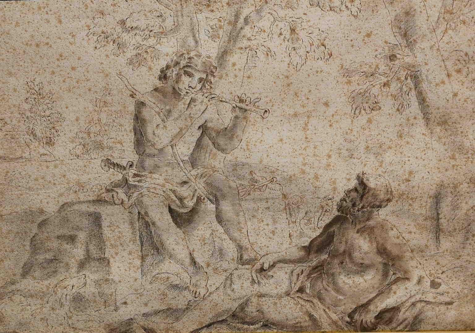 William Russell Flint - Clarissa Impatient - Watercolor, Nude Figure in