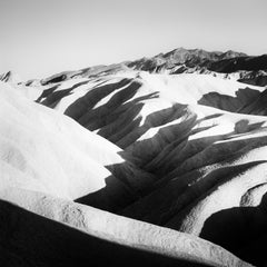 Shadow Mountains, USA, Death Valley,  black and white photography, landscape