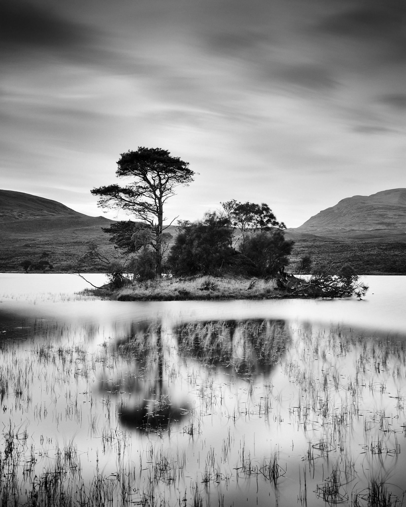 After the Sunset, Island, Scotland, black and white art photography, landscape