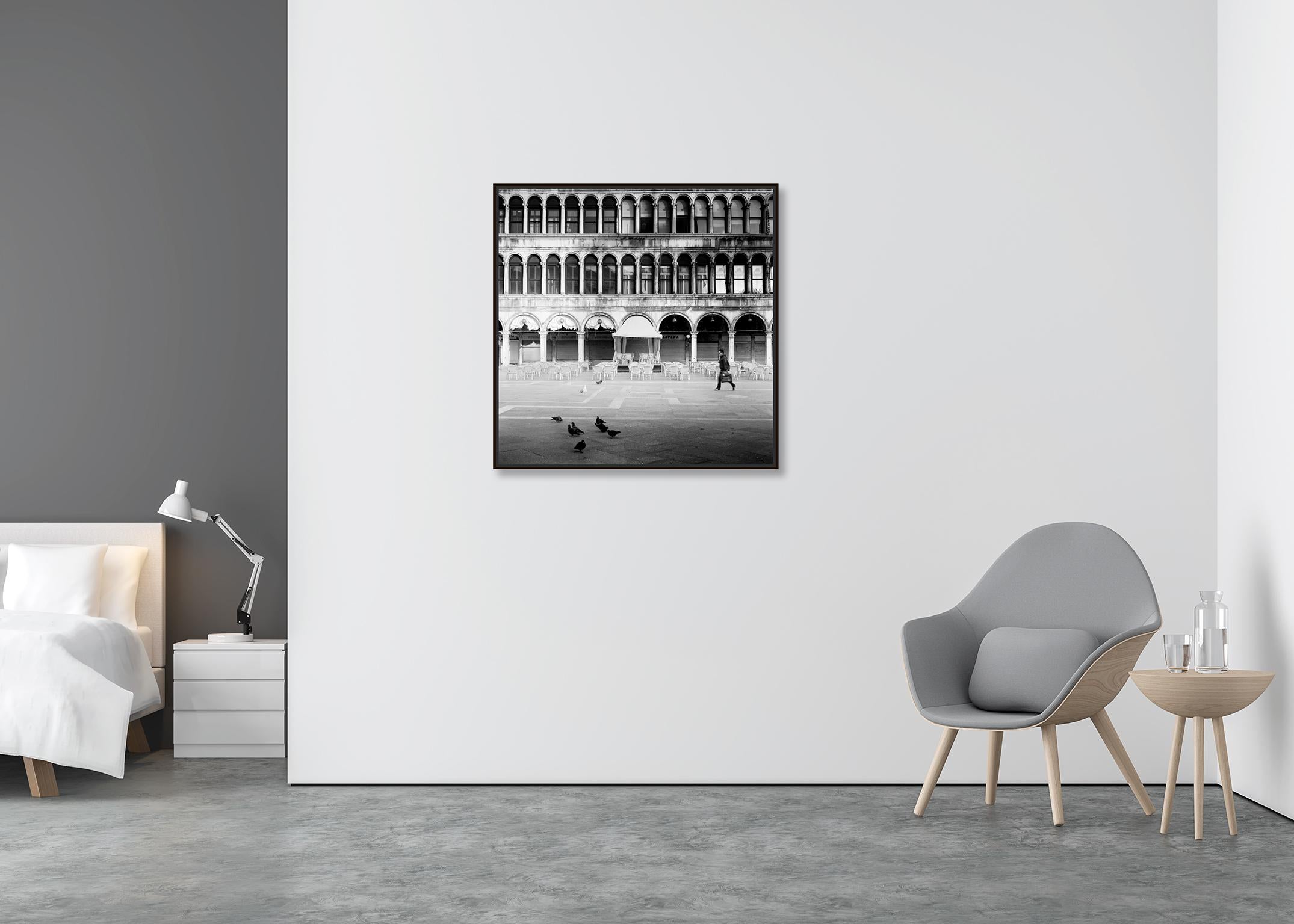 Caffe Florian, Venice - Black and White fine art cityscape film photography 1