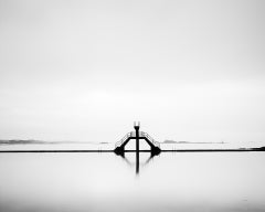 Diving Platform, France, contemporary black and white photography, landscape