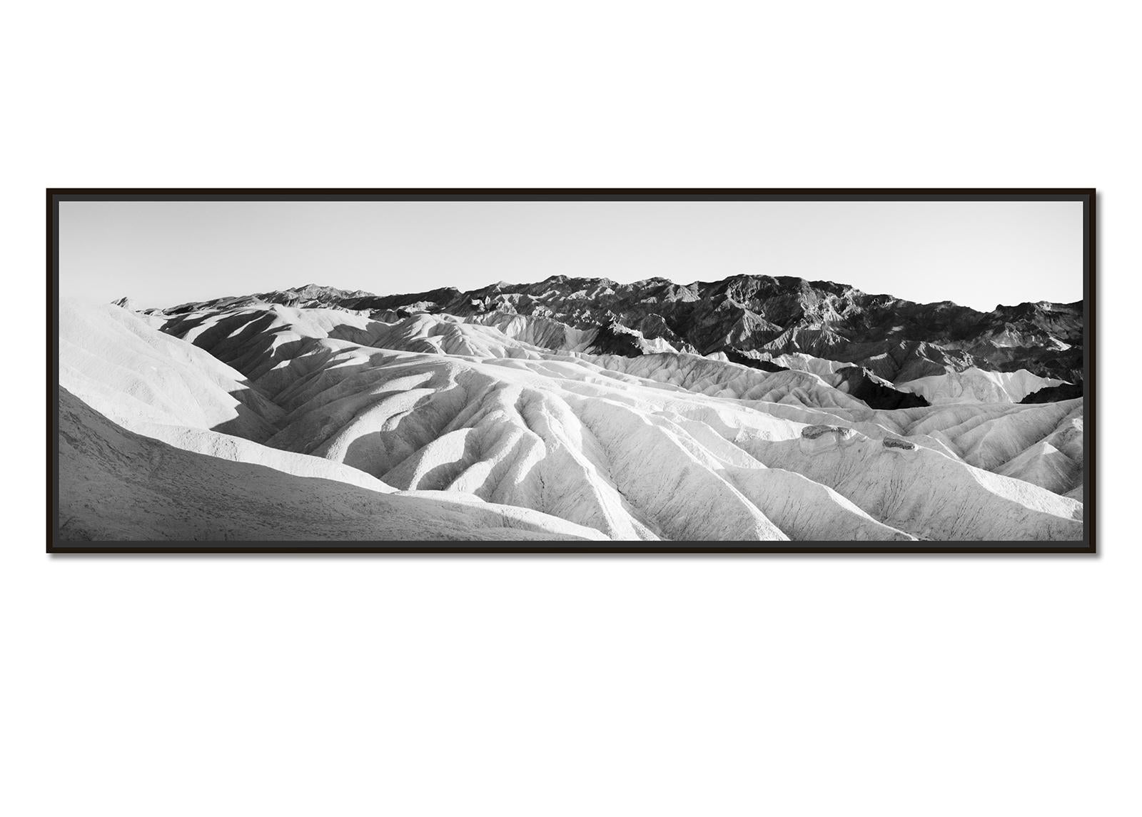Shadow Mountains, Death Valley, USA, black and white photography, landscape - Photograph by Gerald Berghammer