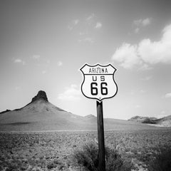 ARIZONA US 66, Arizona USA, black and white photography landscape fine art print