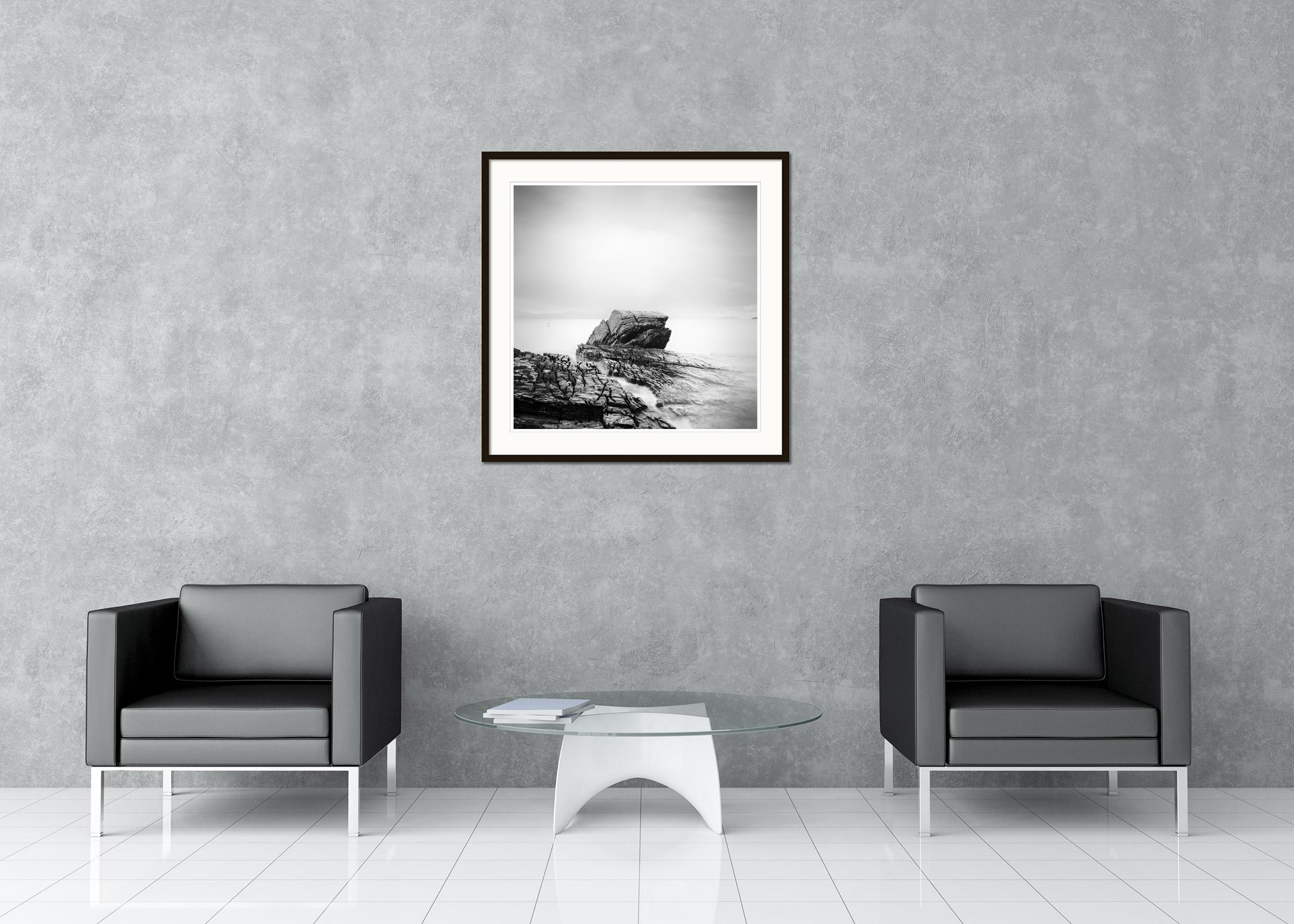 Black and white fine art long exposure waterscape - landscape photography. Archival pigment ink print as part of a limited edition of 9. All Gerald Berghammer prints are made to order in limited editions on Hahnemuehle Photo Rag Baryta. Each print