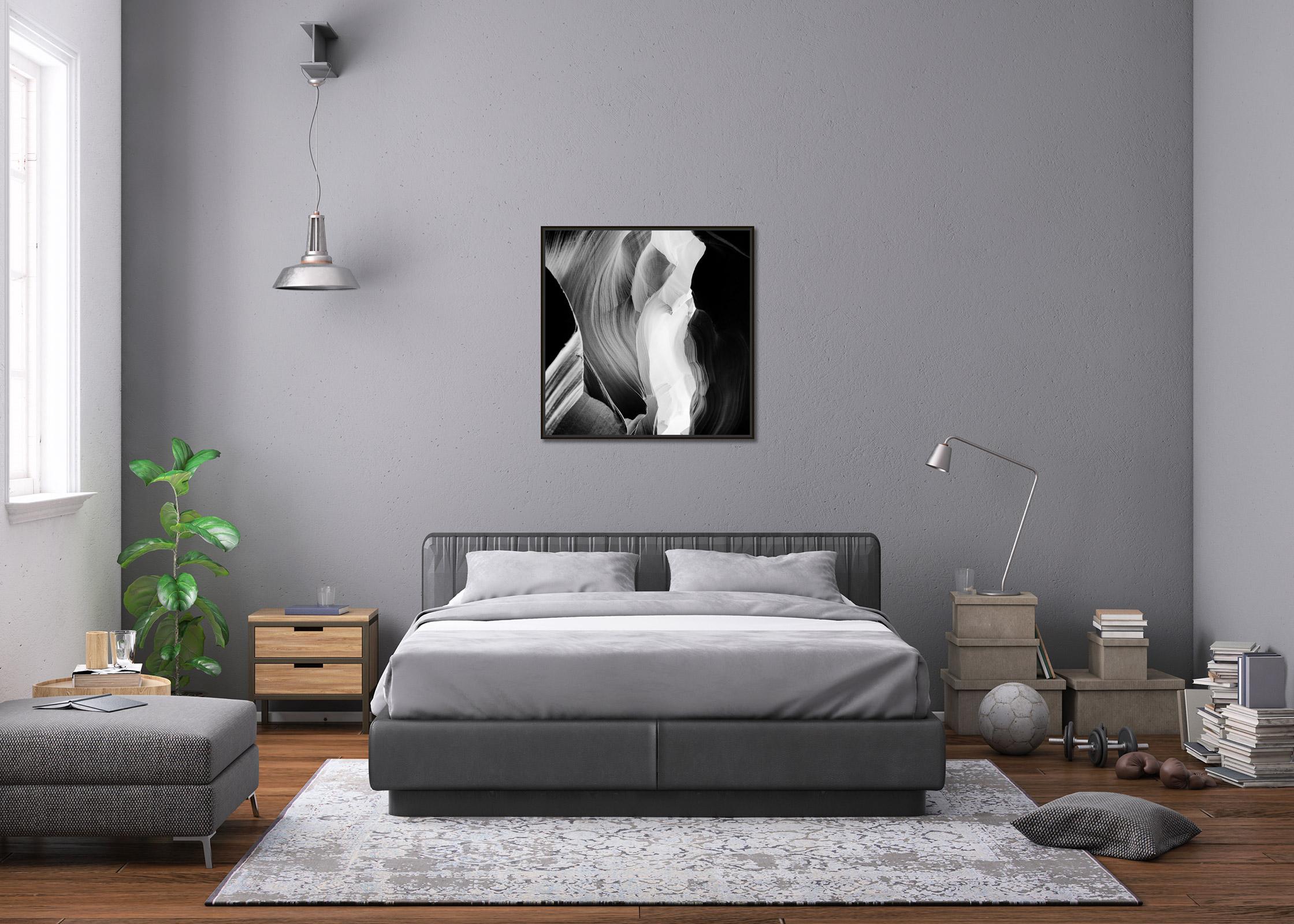Antelope Canyon, Arizona, USA, Schwarz-Weiß-Fotografie, Kunst zum Verkauf im Angebot 2