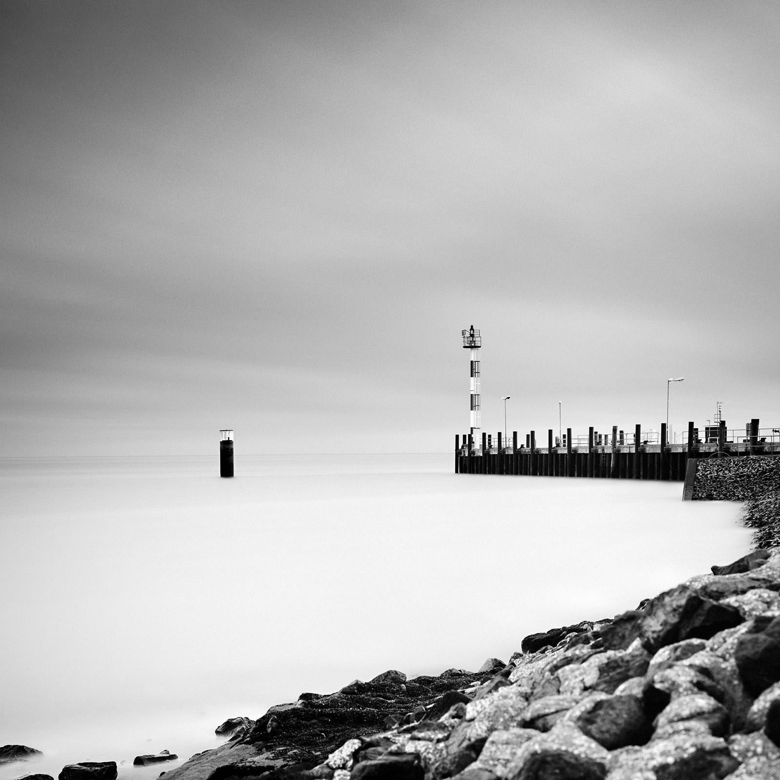 Port List, Sylt, North Sea, Germany, black and white photography, landscape