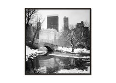 Snow covered Central Park, NYC - Black and White fine art cityscape prints 14x14