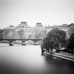 Pont Neuf, Paris, France, contemporary black and white photography, landscapes  