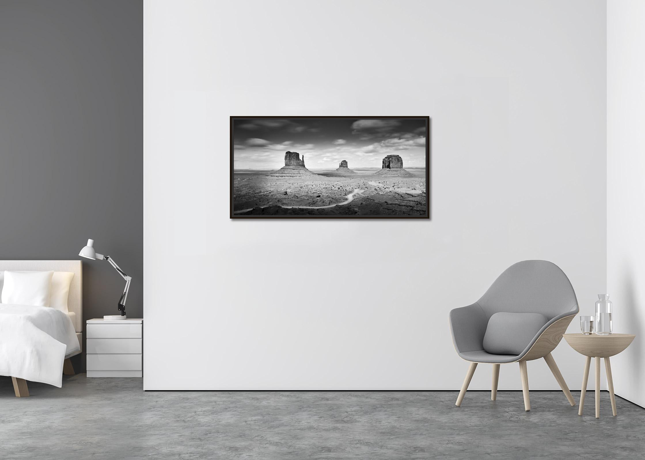 Monument Valley USA, contemporay black and white fine art photography landscapes - Contemporary Photograph by Gerald Berghammer