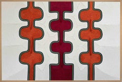 «Etah». Obra con cuerda sobre lienzo, de Axelle Gosse (40 x 60 pulgadas), 2026