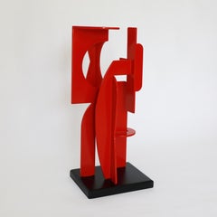 Abstract sculpture  - Nicolas Dubreuille - Geometric, Colour, Contemporary, Red