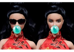 "Geisha in Tom Ford", photography by Cécile Plaisance (28x22in), 2020