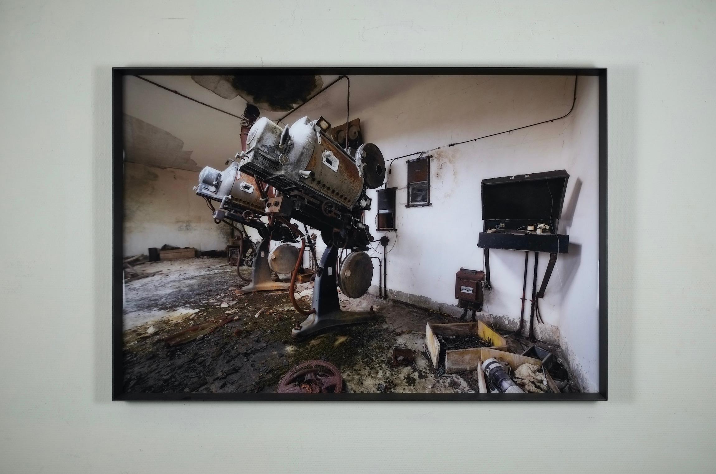 Print mounted on aluminium with plexiglas, framed. Edition of 15.


Dimitri Bourriau is a French photographer, he has always been interested in history and architectural remains. He explores the ruins of the past and observes the decline of time on