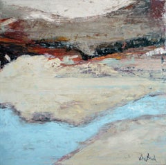 BLUE WATER, Fine Art with Artist Hand Embellished on Giclee Canvas Made to Order