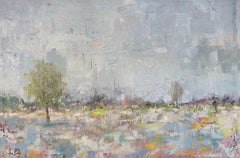 BURST OF SPRING, Fine Art with Hand Embellishment on Giclee Canvas Made to Order