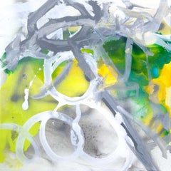 EMERALD, Fine Art with Artist Hand Embellished on Giclee Canvas: 48"H x 48"W