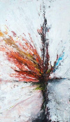 ENTROPY, Fine Art with Artist Hand Embellished on Giclee Canvas: 48"H x 36"W