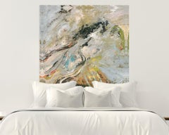 HORSE HEAD, Fine Art with Artist Hand Embellished on Giclee Canvas: 40"H x 40"W