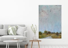 PENNY CREEK, Contemporary Landscape Fine Art on Giclee Canvas: 60"H x 40"W