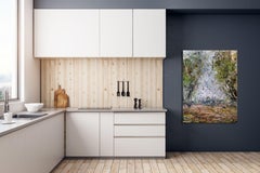 SOON, Contemporary Forest Fine Art on Giclee Canvas: 48"H x 36"W