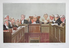 Heads of the Law, Vanity Fair legal chromolithograph of judges, 1902