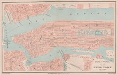 Plan of New York, engraving, 1877