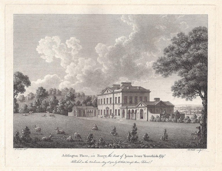 William Watts Addington Place, Surrey. C18th English country house