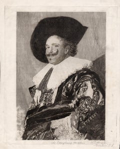 The Laughing Cavalier, etching by W Edwin Law after Frans Hals, c1925