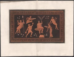 William Hamilton - Vase-peinture gravure grecque classique sur toile