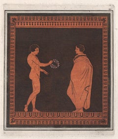William Hamilton Klassischer griechischer Vasenmalerei-Stickerei