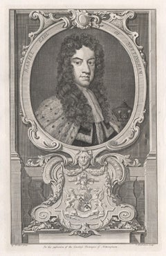 Daniel Earl of Nottingham, portrait engraving, c1820