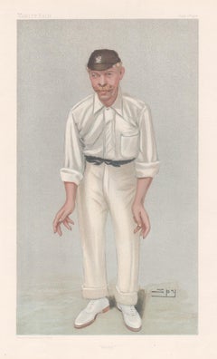 Robert Abel, cromolitografía de retrato de grillo de Vanity Fair, 1902