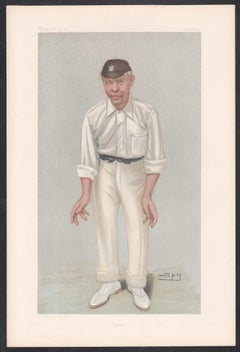 Robert Abel, Vanity Fair cricket portrait chromolithograph, 1902