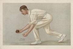 Digby Jephson, Vanity Fair cricket portrait chromolithograph, 1902
