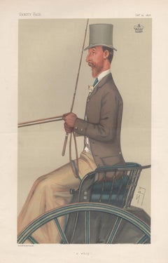 Lord Londesborough, Vanity Fair coaching Irish portrait chromolithograph, 1878