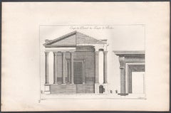 Temple of Baalbec, Lebanon, Classical Roman architectural engraving, Jean Marot