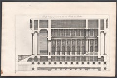 Temple of Baalbec, Lebanon, Classical Roman architectural engraving, Jean Marot