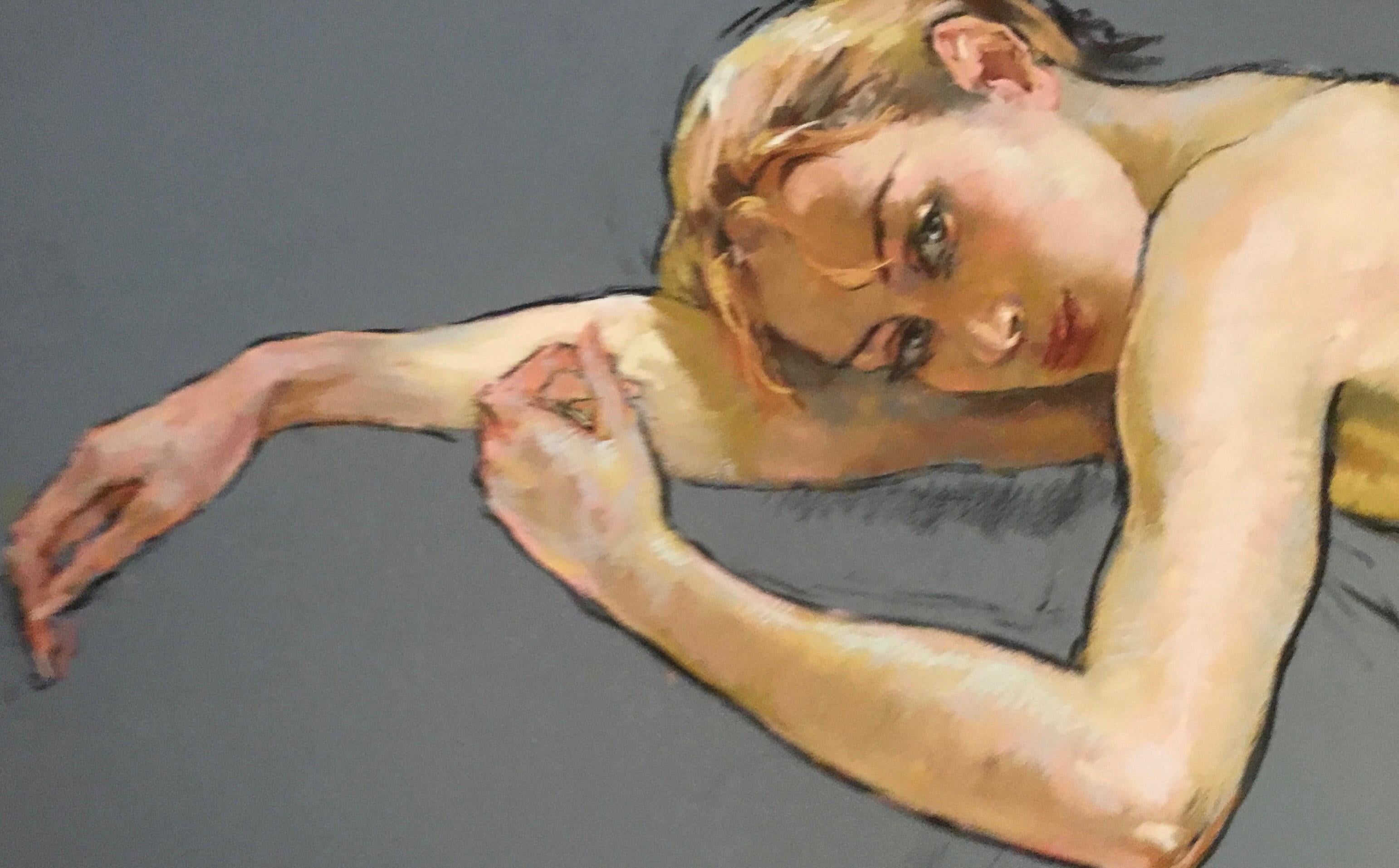 View works.Katya Gridneva
OLGA RESTING
VIEW WORKS
SHARE
Katya Gridneva was born in 1965 in the Ukraine. As a child she loved to draw and paint, however, this talent was set aside when she was selected to be a gymnast at one of Russia’s prestigious