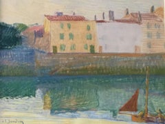 SUR LA DORDOGNEJean-Franck BAUDOIN (1870-1961 POST IMPRESSIONIST