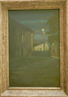 MOONLIGHT BELLISSIMA ROY PETLEYS HOUSE Saied Dai Landscape Oil Painting