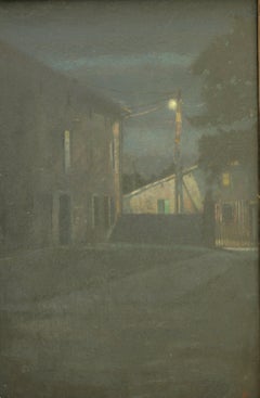 MOONLIGHT BELLISSIMA ROY PETLEYS HOUSE Saied Dai Landscape Oil Painting