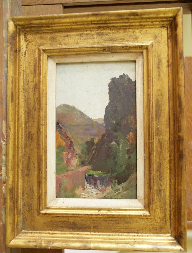 JEAN FRANK BAUDOIN 4 oil sketches that came directly from the artist