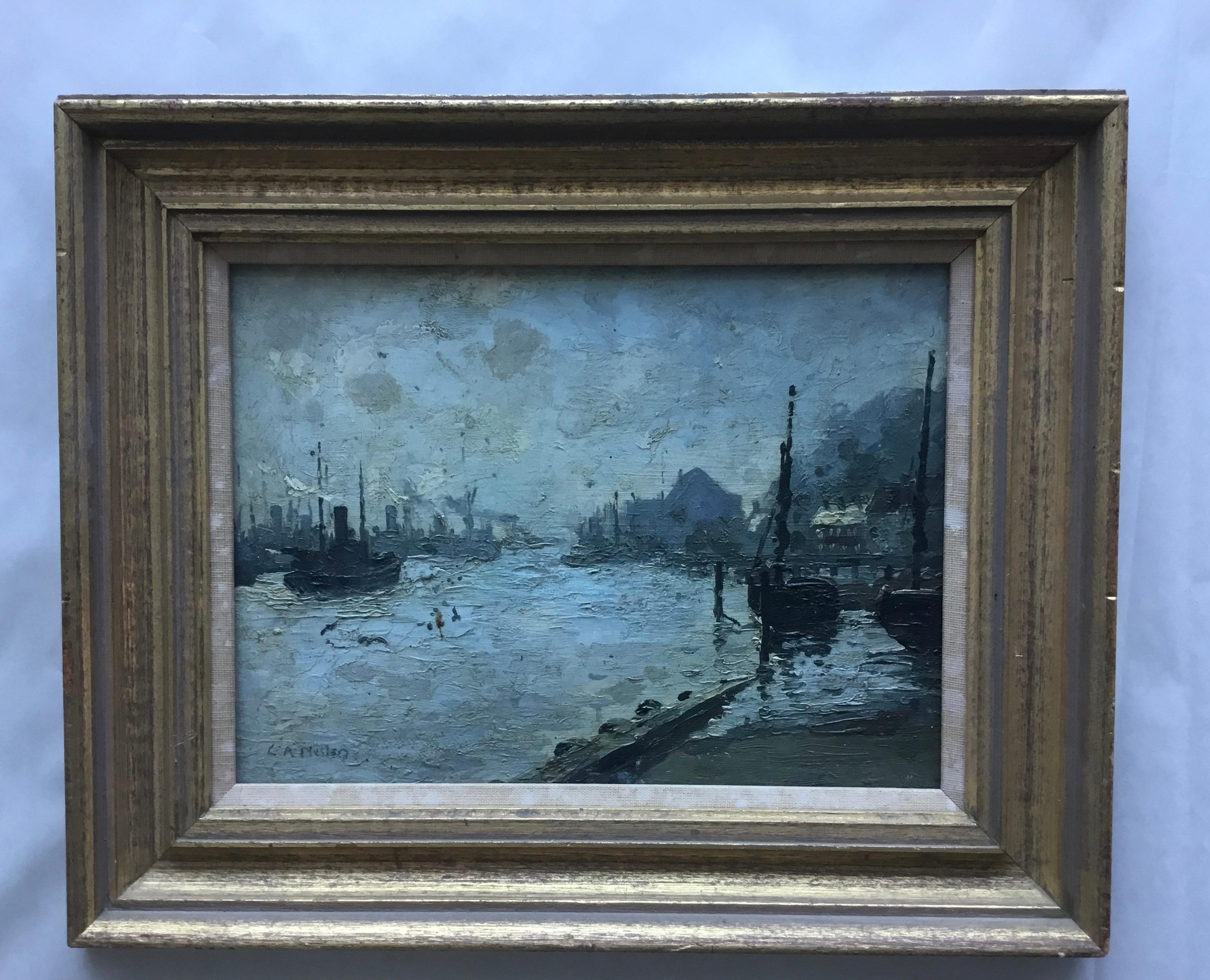 Gorleston harbour  Campbell Archibald Mellon was born in on 16 June 1878_1955 For Sale 2